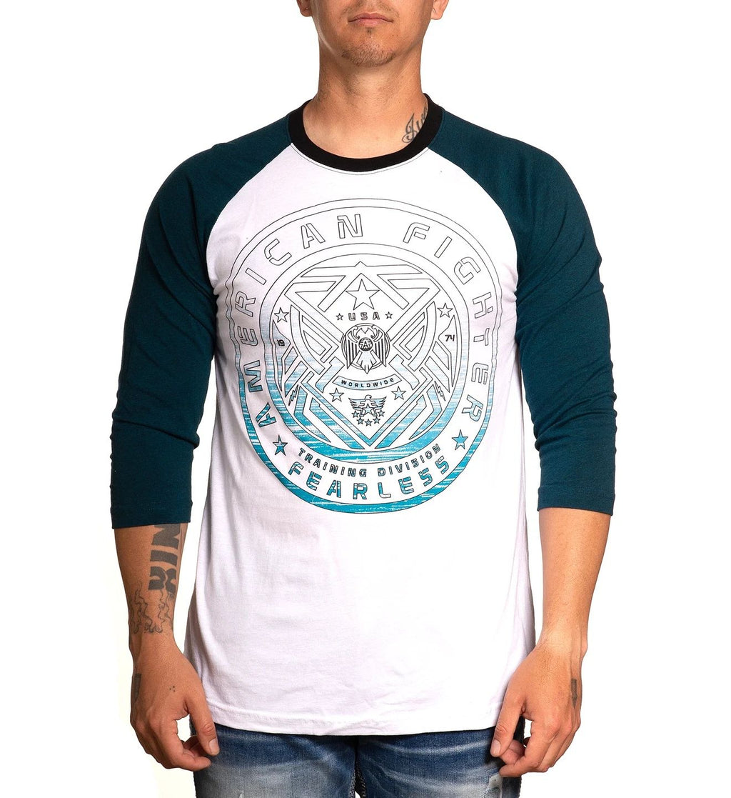AMERICAN FIGHTER MORROW RAGLAN Men's L/S Biker MMA Unisex