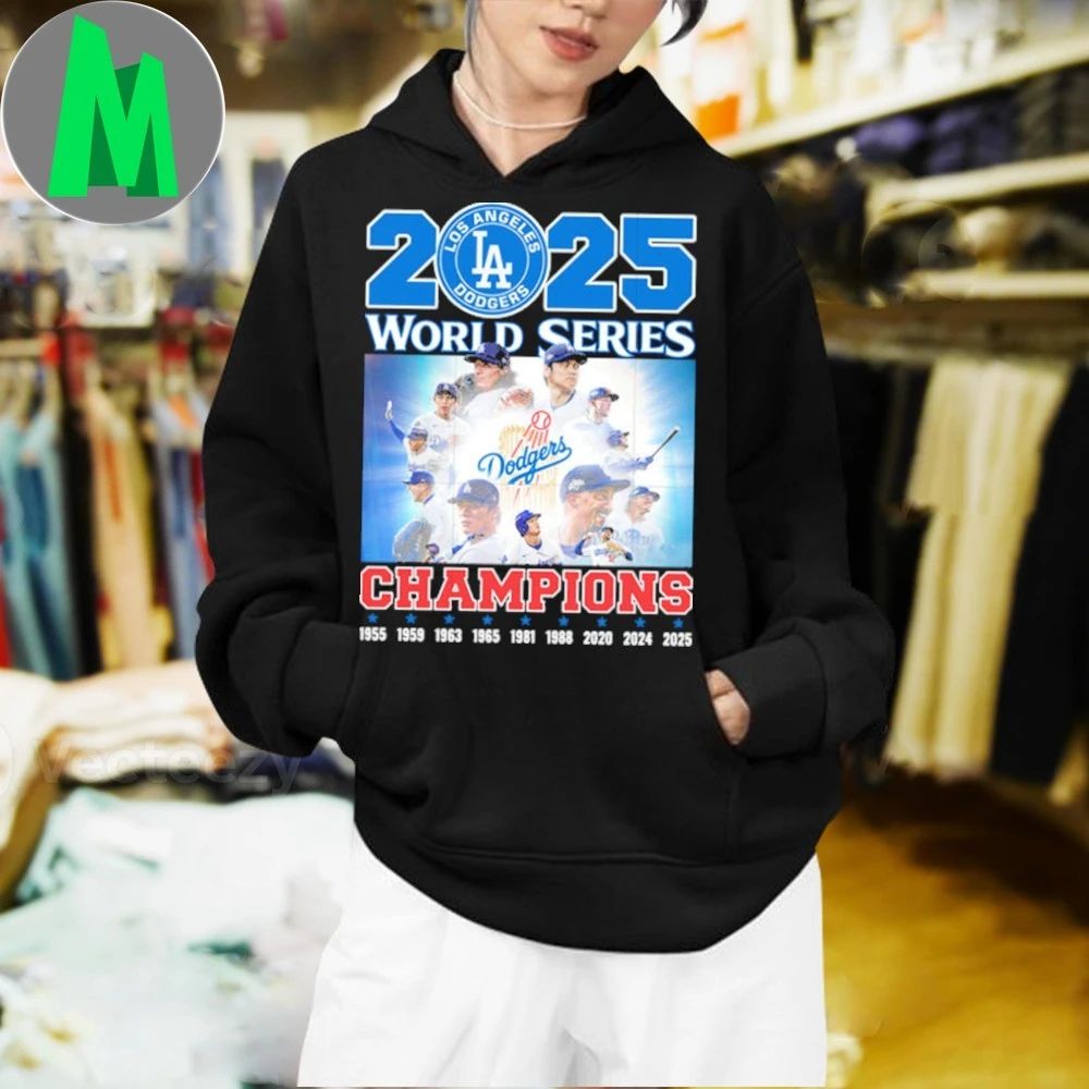 World series champions dodgers Los Angeles Dodgers baseball Logo Unisex