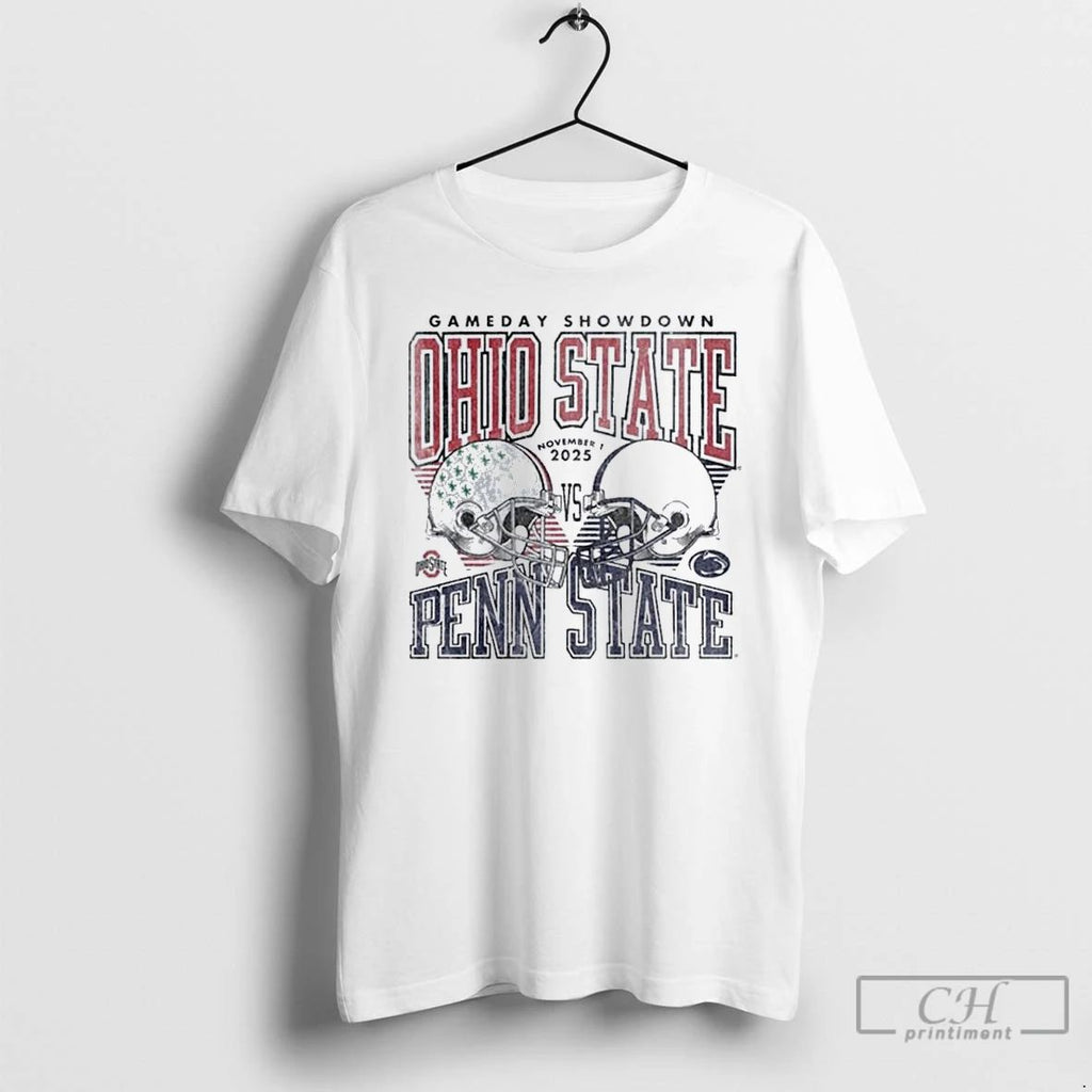 Premium Ohio State Football Vs Penn State November 1 2025 T Shirts Unisex