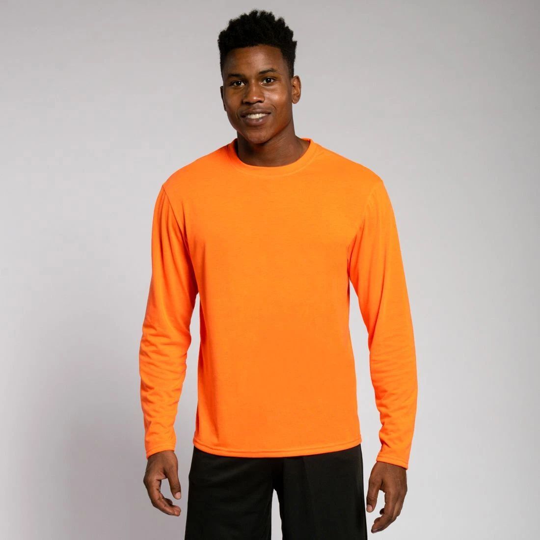 A4 Mens Premium Softek Moisture Wicking Long Sleeve - N3029 Unisex