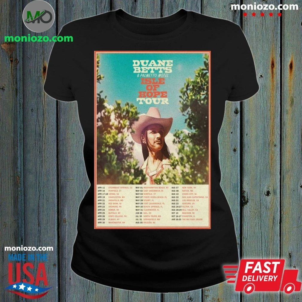 Duane Betts 2026 Isle Of Hope Tour Poster Shirt Unisex