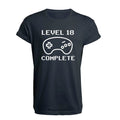 Level 18 Complete - 18th Birthday T Shirt, Gamer Geek Shirt Unisex