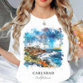 Carlsbad Unisex Shirt Travel Gift California Trip Lover Souvenir Tee Unisex