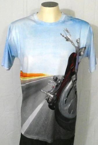 Get A Life Multicolor Large Custom Motorcycle Polyester Unisex