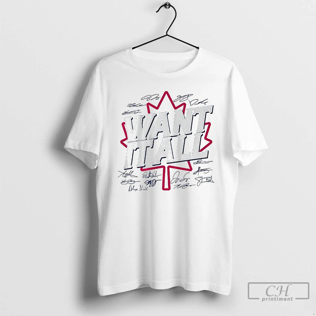Classic Toronto Blue Jays Want It All Signatures T Shirts Unisex