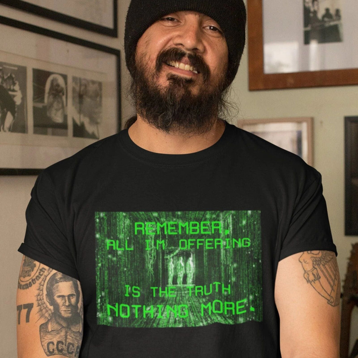 Remember All I Am Offering Is the Truth T Shirt, Sci Fi Movie Tee, #26 Gift Men Unisex