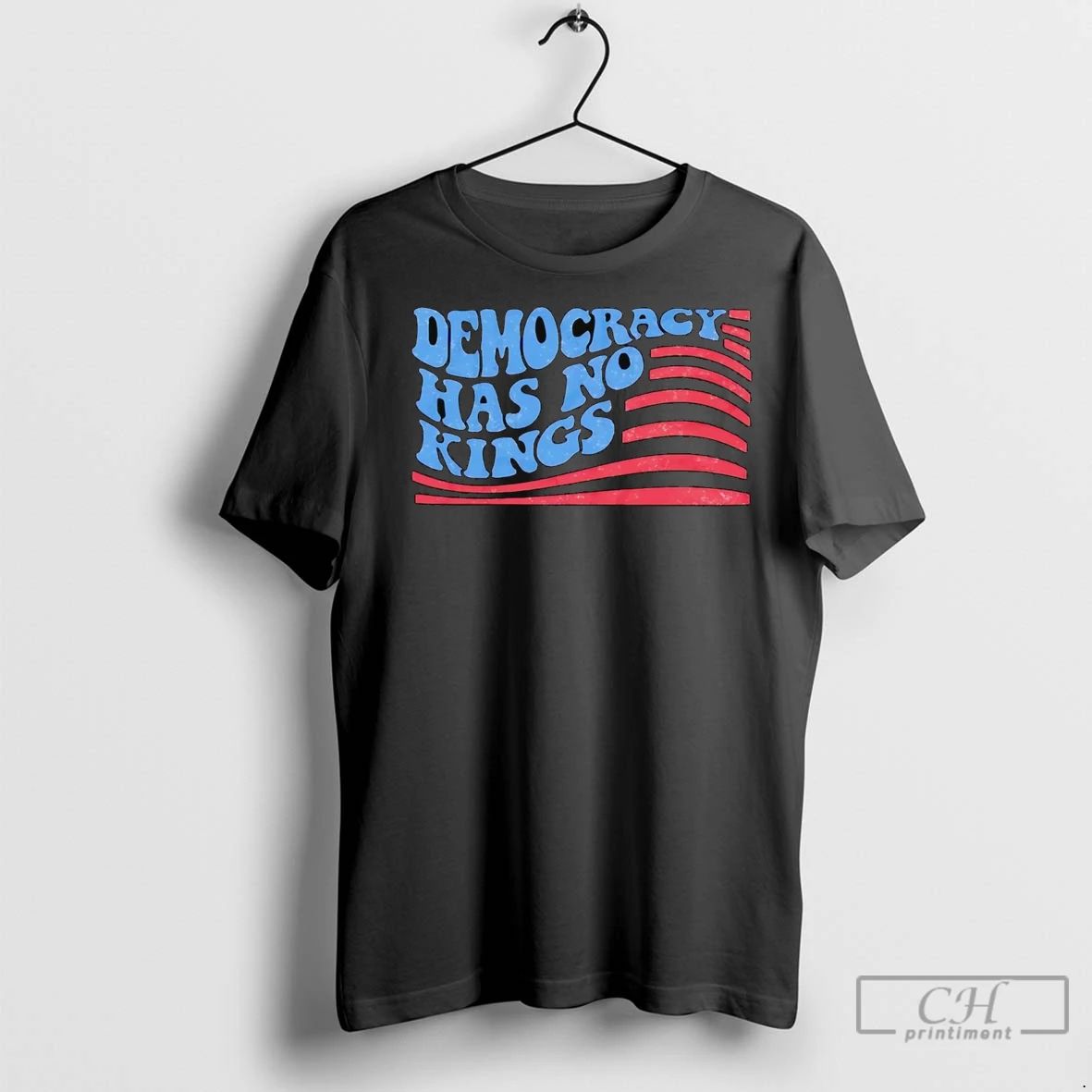 Premium Democracy Has No King Us Flag Unisex