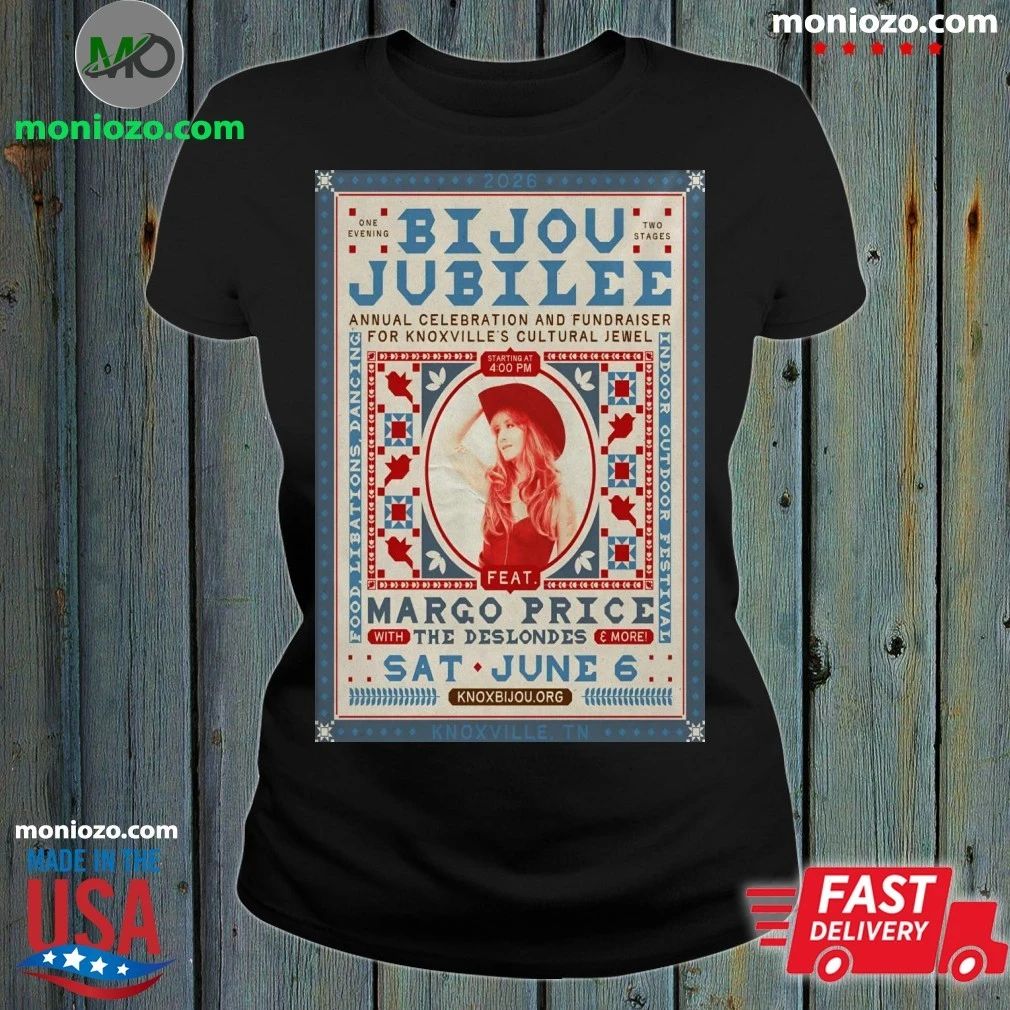 Original Margo Price Bijou Theatre In Knoxville TN June 6 2026 Poster Shirt Unisex