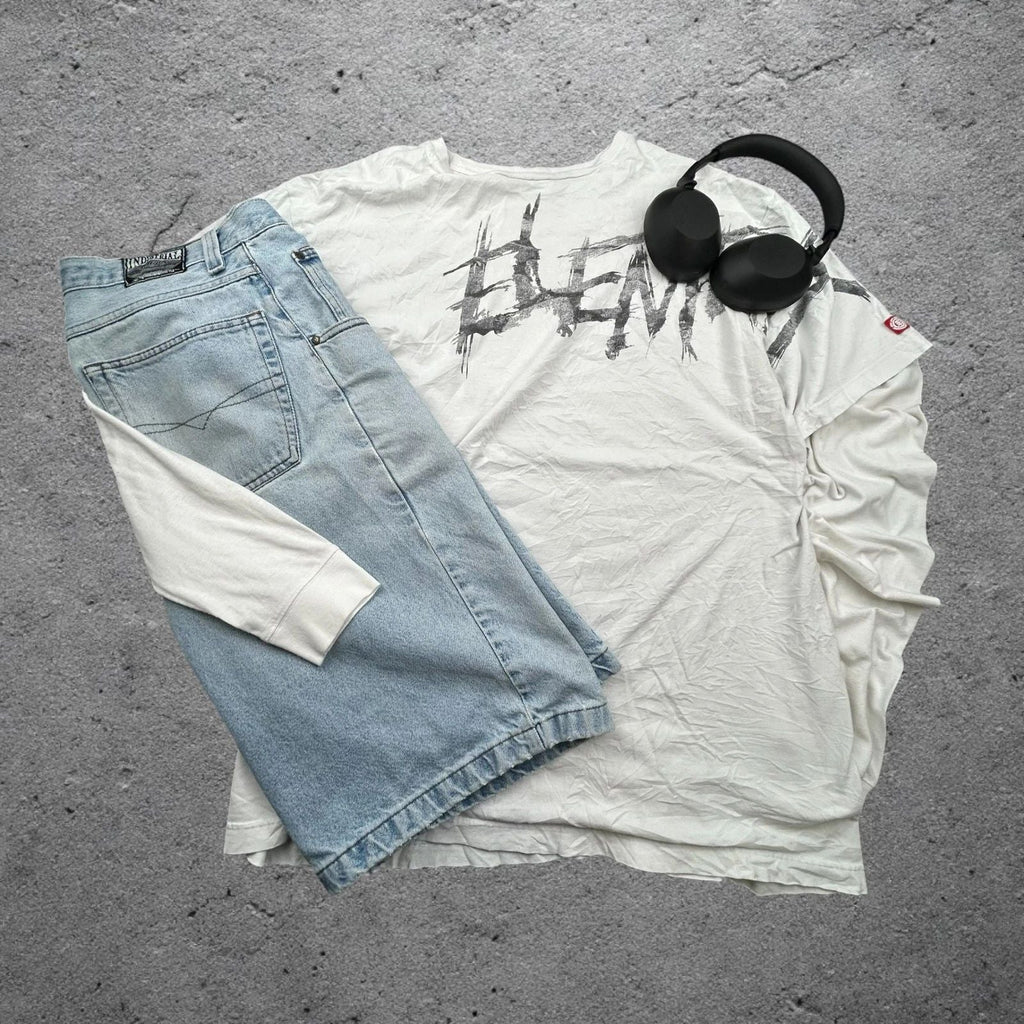 Element Skateboards Logo Graphic White Y2K Skater Grunge Mens XXL Unisex