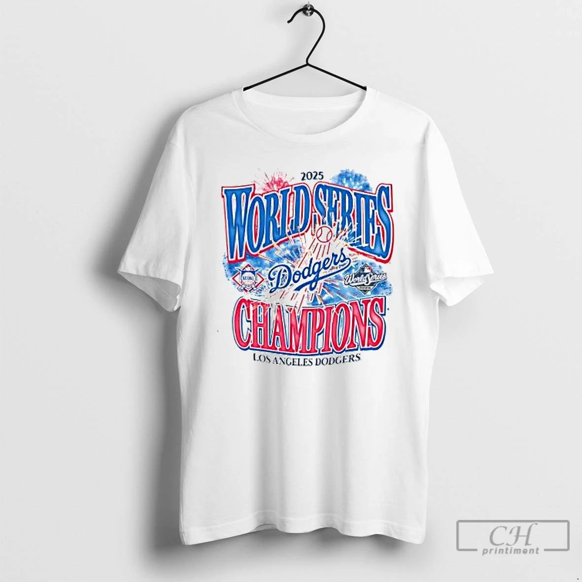 Premium Premium Los Angeles Dodgers 2025 World Series Champions White T Shirts Unisex
