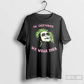 Classic Beetlejuice In October We Wear Pink Breast Cancer T Shirts Unisex