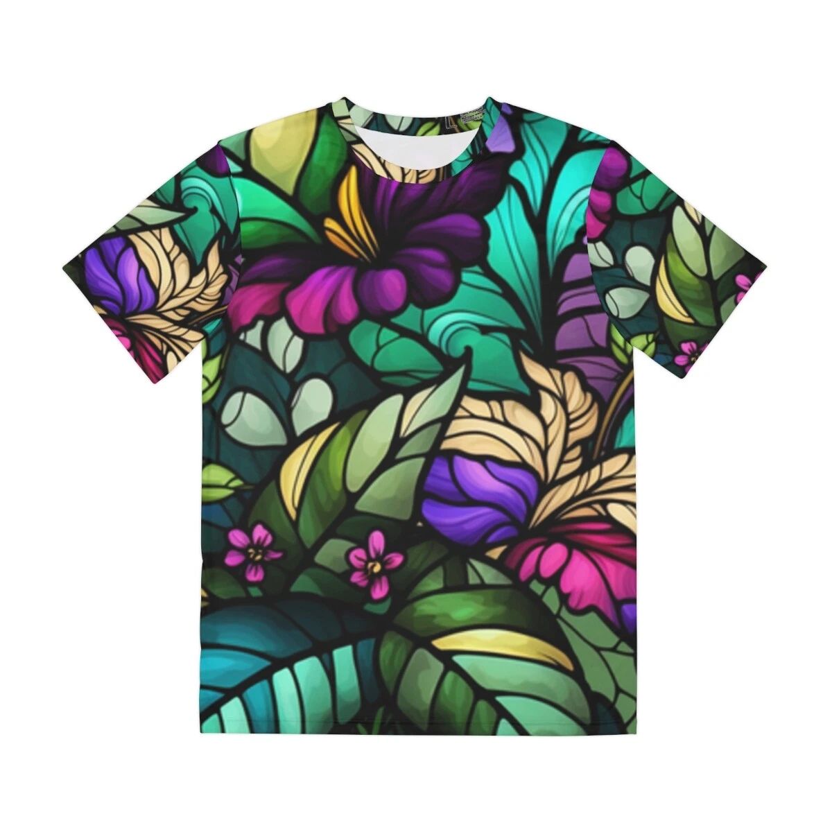 All Over Print T Shirt Unisex Adult Hawaiian Tropical Surf Beach Floral Aloha Unisex