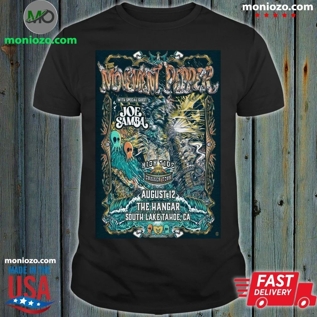 Original The Movement And Pepper 8 12 2026 South Lake Tahoe CA Poster Shirt Unisex