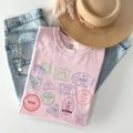 Comfort Tee Travelers Stamps Shirt Travel Vacation Gift Idea Unisex