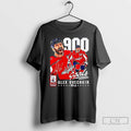 Premium Alex Ovechkins 900 Goals Merchandise Career Signature T Shirts Unisex