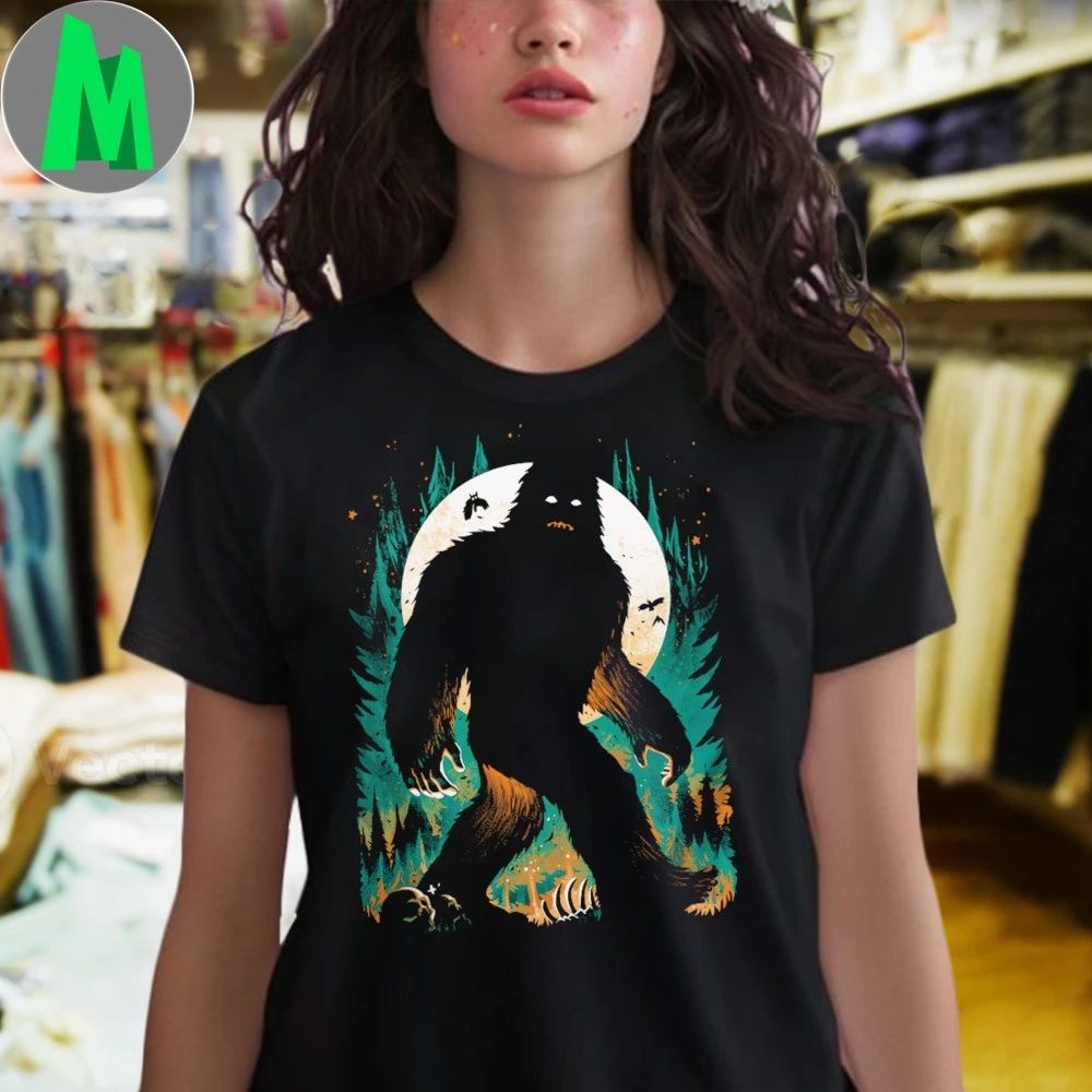 Mysterious Bigfoot Of The Forest Shirt Unisex