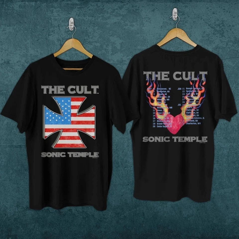 Vintage 80's The CULT Sonic Temple 1989 Concert Tour Unisex