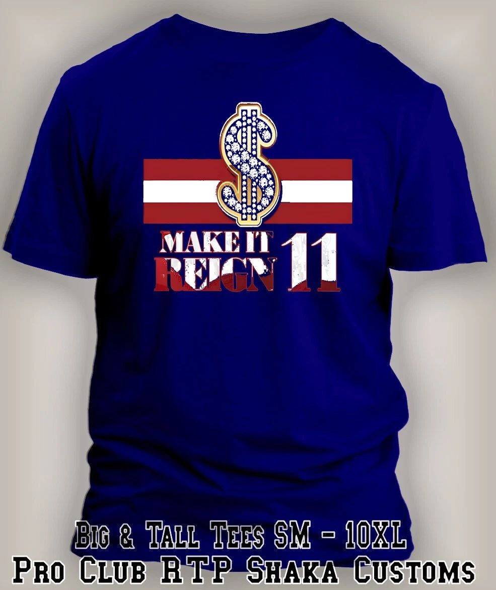 Money Graphic Tee Shirt Make it ReignHip Hop Streetwear Big Tall Pro Club Shaka Unisex