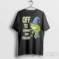 Premium Frog Wizard Riding A Unicycle Off To Commit Tomfoleri Graphic Unisex