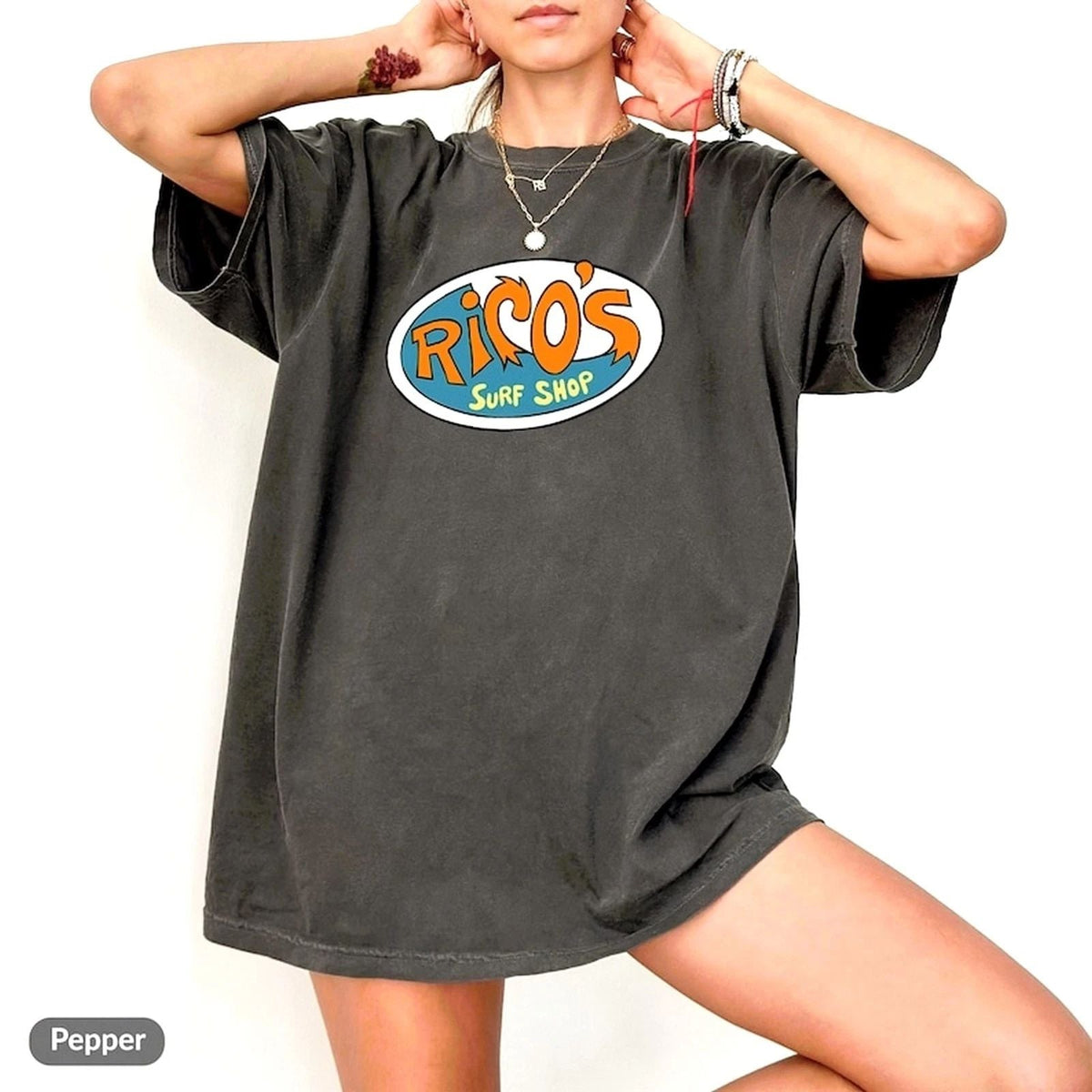 Comfort Colors Hannah Montana Tee, Rico's Surf Shop Logo Tee Unisex