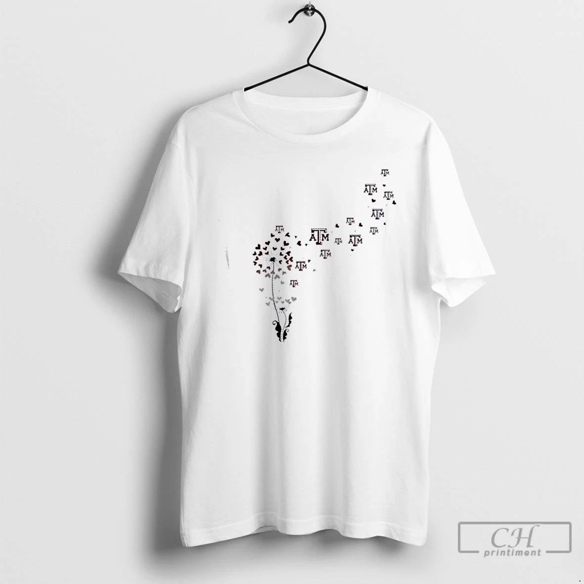 Classic Dandelion Flower Texas Am Aggies Football Logo T Shirts Unisex