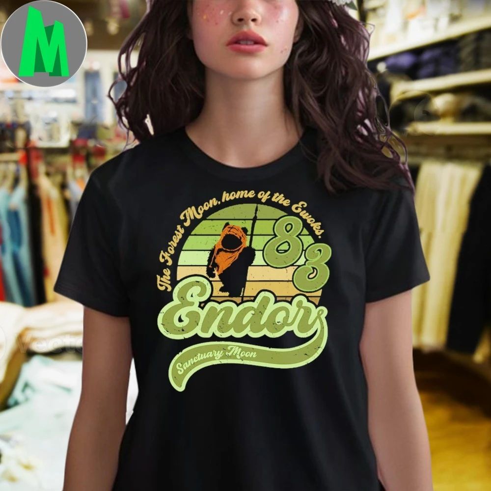 The Forest Moon home of the Ewoks 83 Endor Sanctuary Moon Shirt Unisex