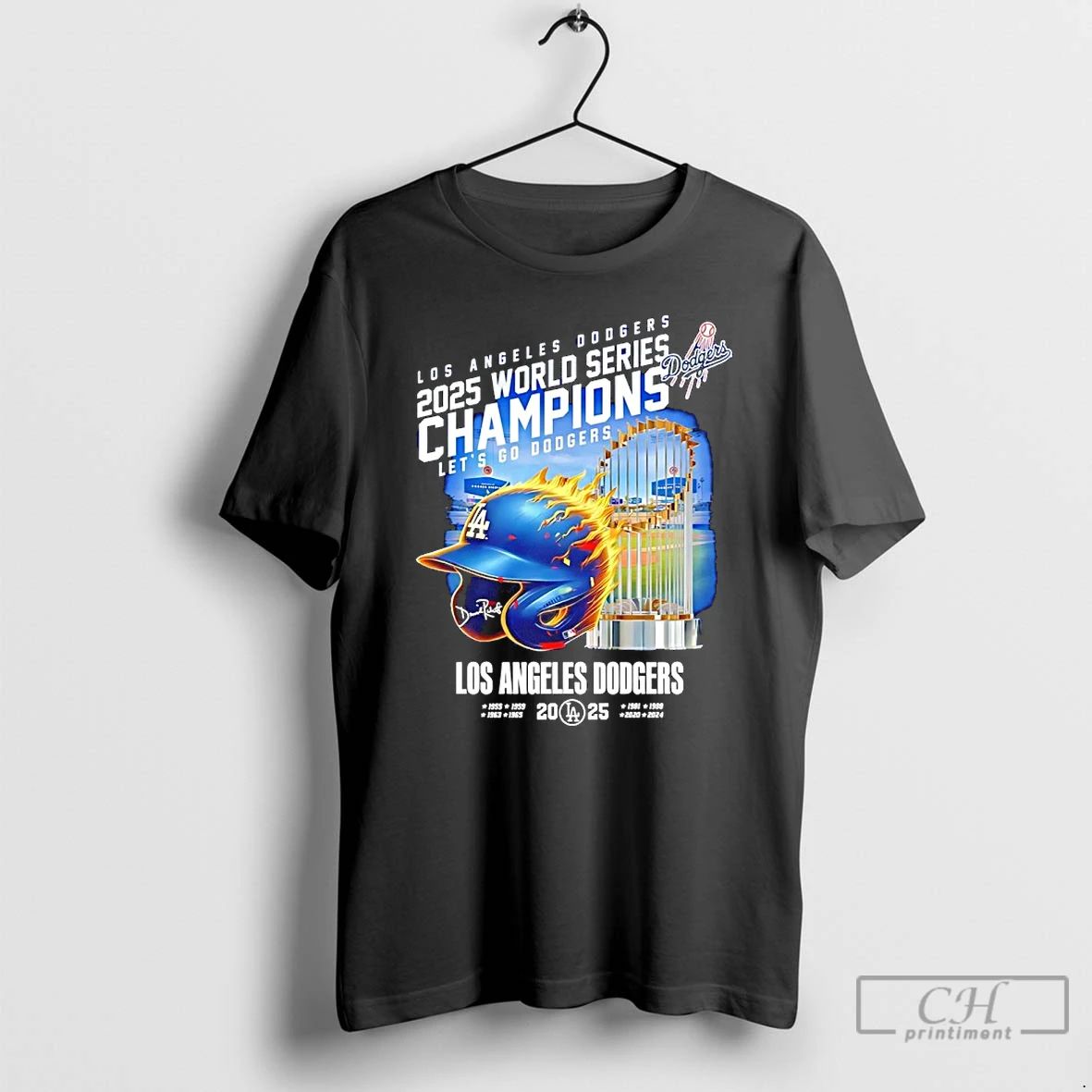 Classic Los Angeles Dodgers 2025 World Series Champions Lets Go Dodgers T Shirts Unisex