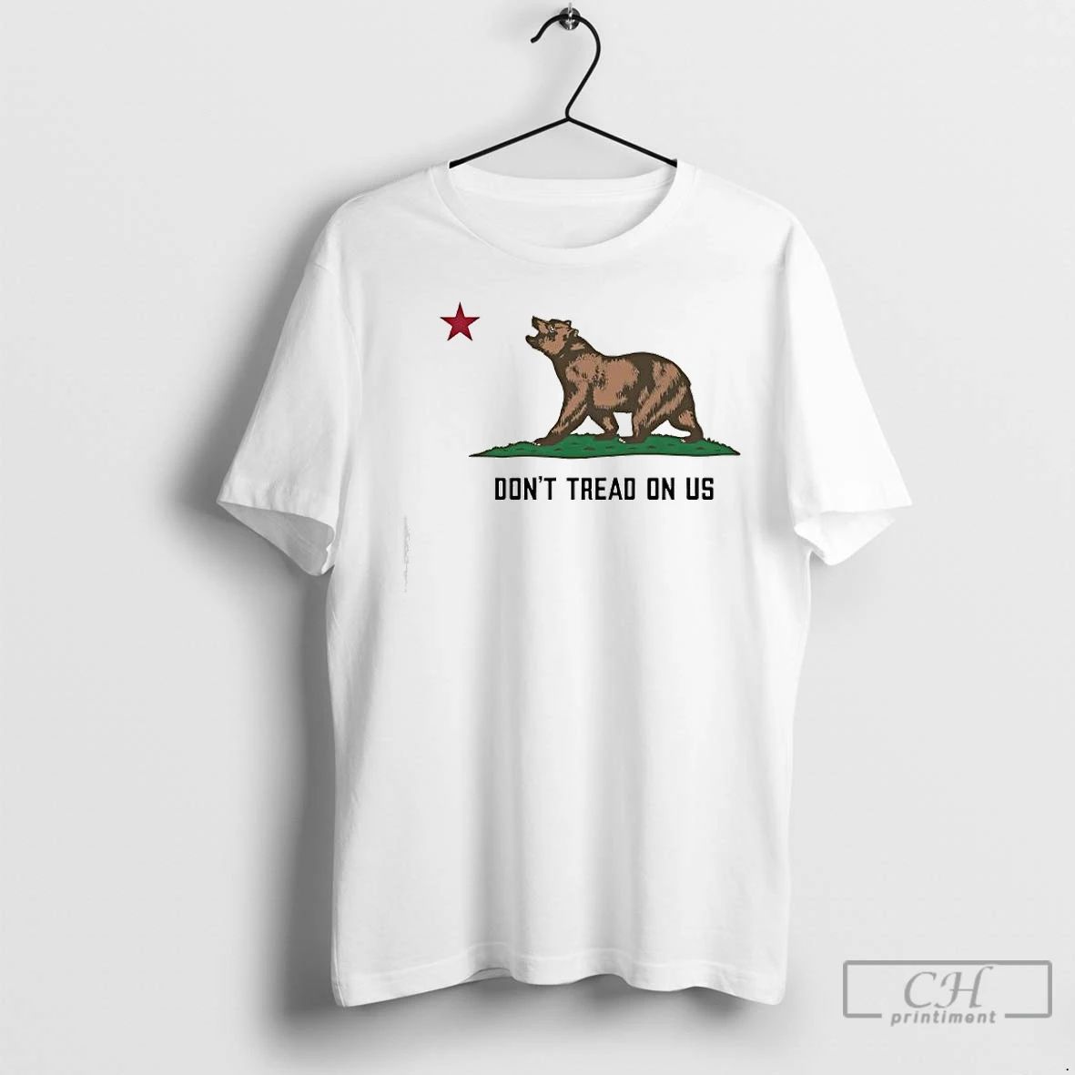 Premium California Bear Flag Parody Dont Tread On Us Bumper Unisex
