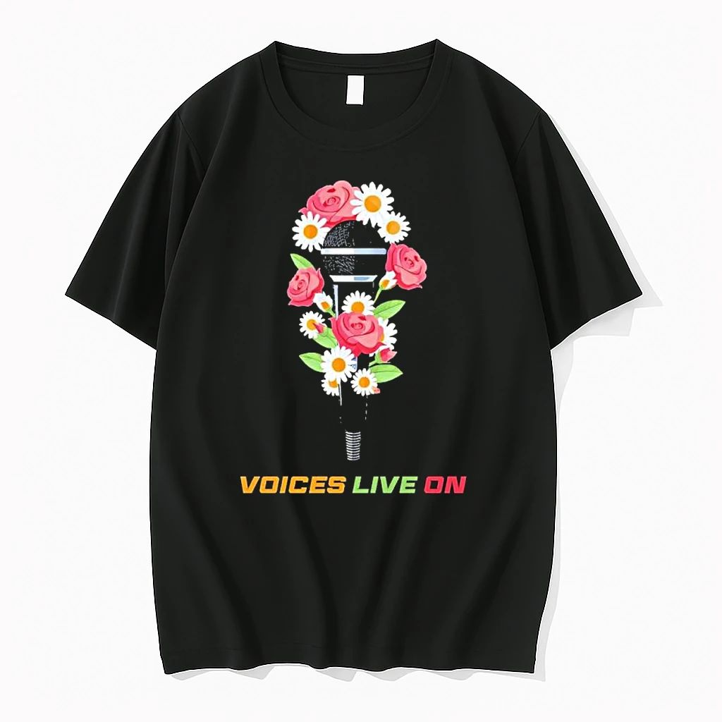 Charlie Kirks Mic Voice Live On Tshirts Sweater Unisex