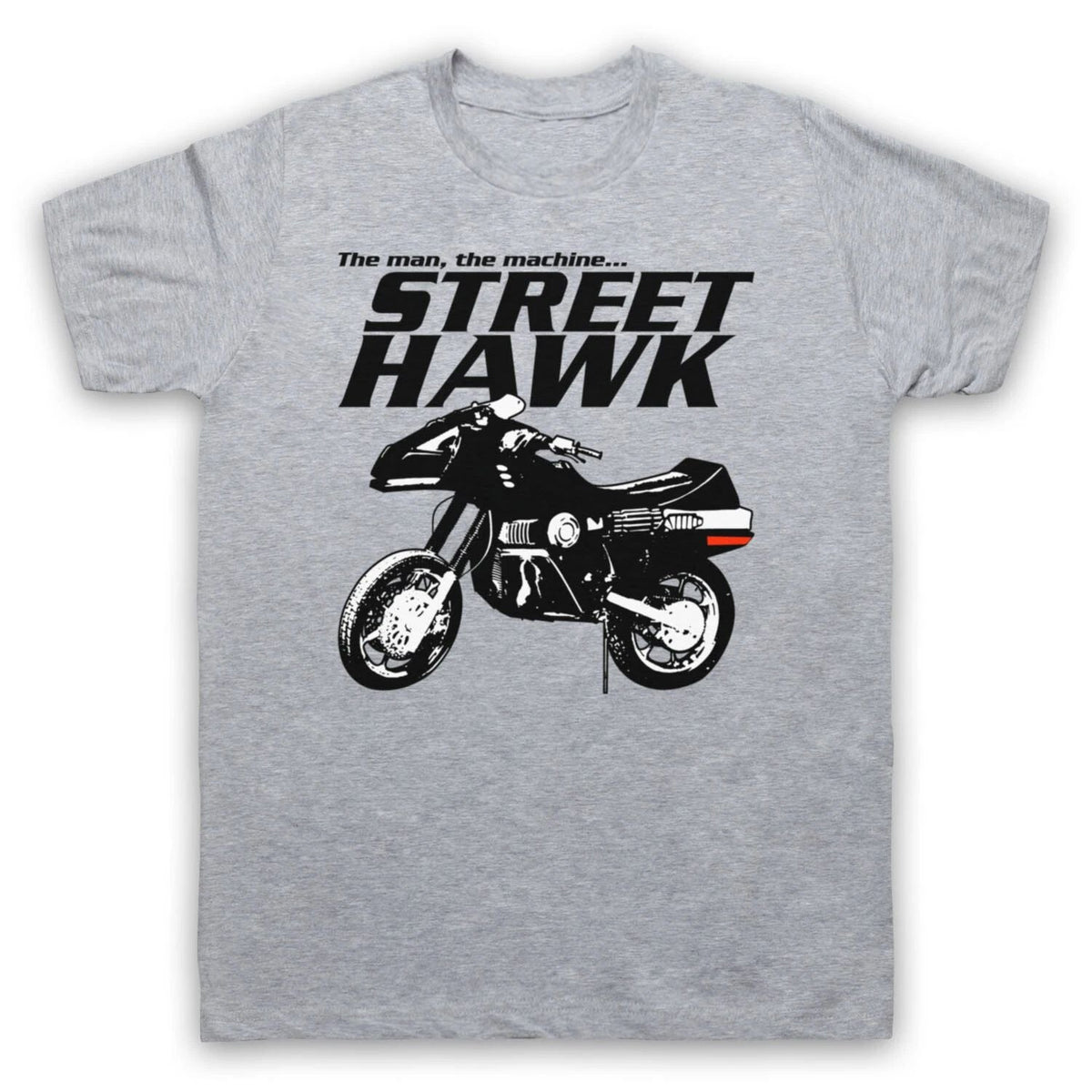 STREET HAWK THE MAN THE MACHINE MOTORCYCLE SUPERHERO MENS & WOMENS Unisex