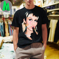 Original Miley Cyrus Blonde Hair Black Glove Playful Pose Shirt Unisex