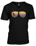 Sunglasses - Palm Tree Sunset Vacation Beach Unisex V-Neck Unisex