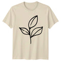Simple Leaf Plant Design Botanical Illustration Nature Birthday Unisex