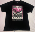 Surf Style XL Black & Pink - Spring Break Graphic Panama City Beach 2014 Unisex