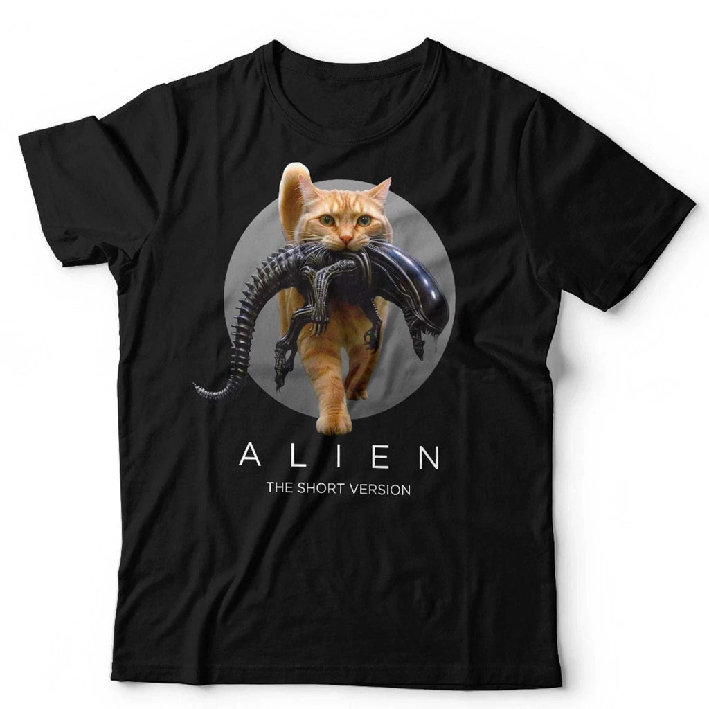 Funny Alien Cat Lover Parody Movie Style Graphic Unisex