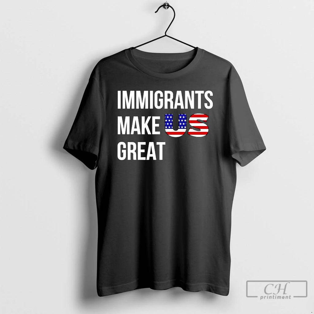 Classic Immigrants Make Us Great Ornaments T Shirts Unisex