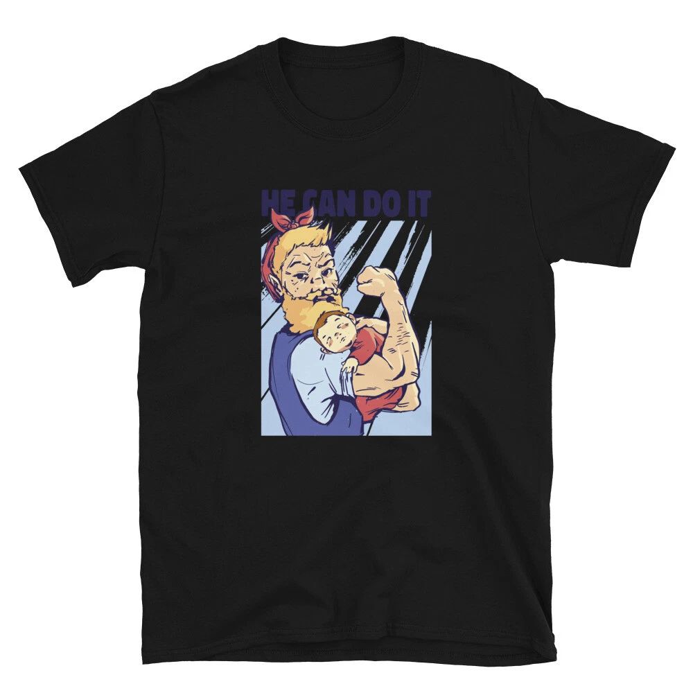 New Dad Modern Era Man Stay AT Home Dad Gears Unisex
