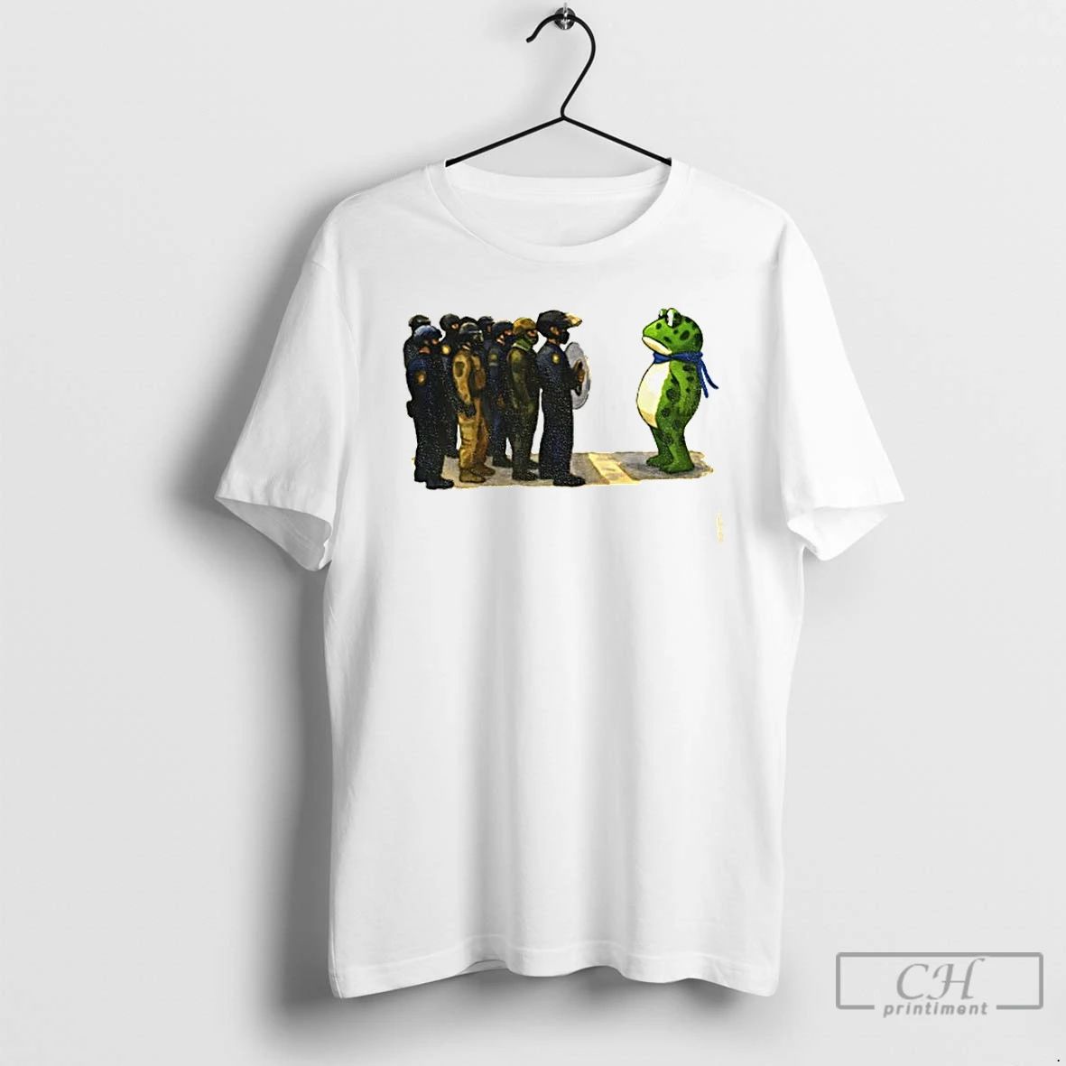 Classic Portland Frog Resist Protest Anti Ice Deportation Resistance T Shirts Unisex