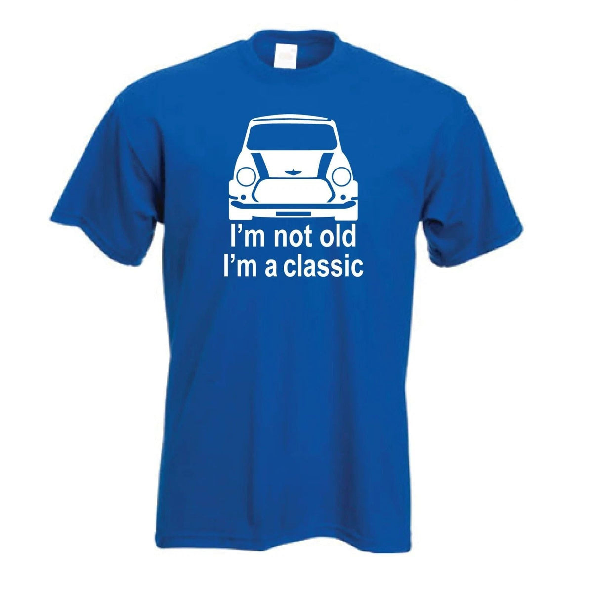 Classic Mini Retro Car Enthusiast Gift Unisex Cotton Tee Men Women UK Unisex