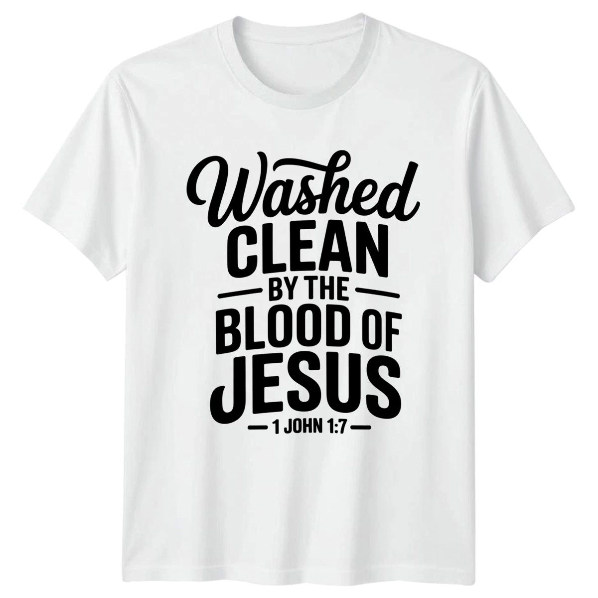 Washed Clean By The Blood Bible Verse Birthday Gift For Him And Her Unisex