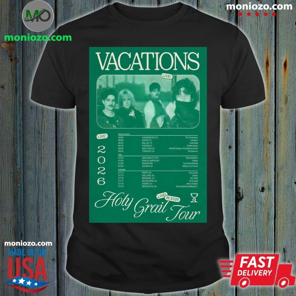 Original VACATIONS Holy Grail Tour 2026 Poster Unisex