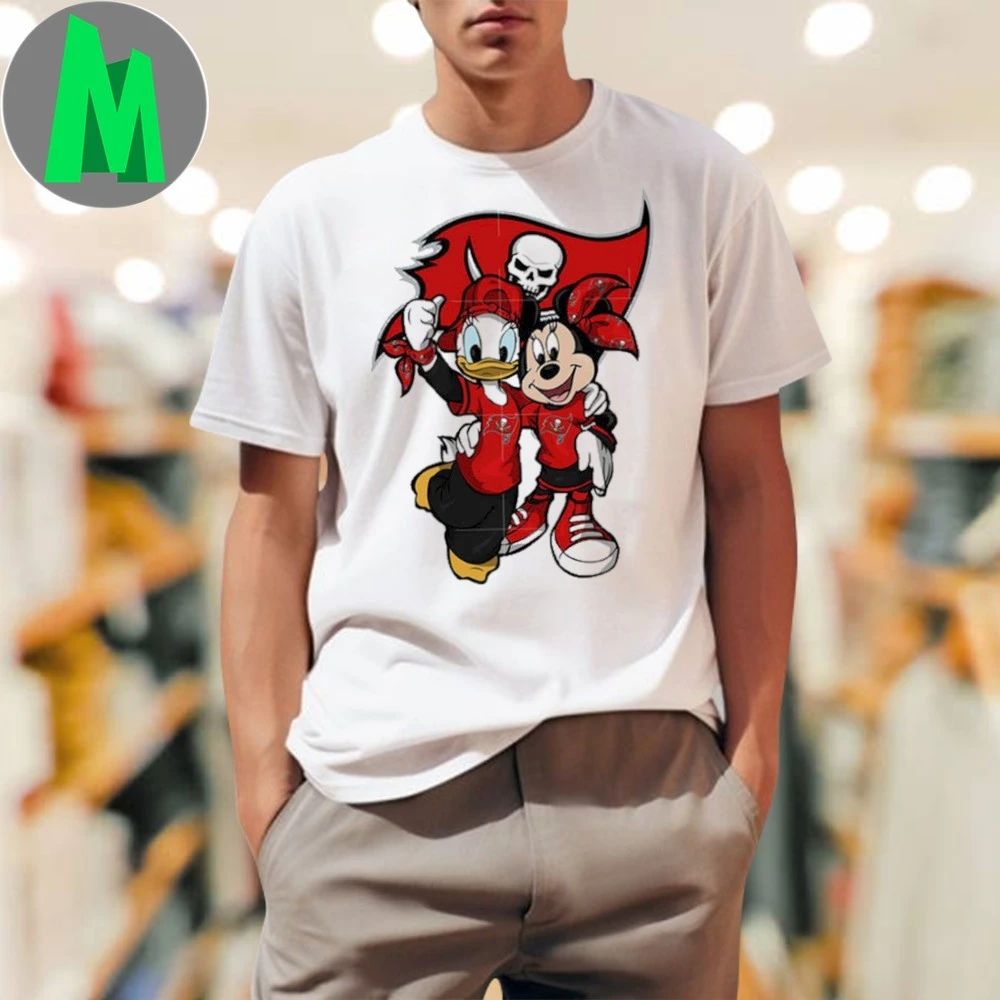 Daisy Minnie Tampa Bay Buccaneers Logo 2025 Shirt Unisex