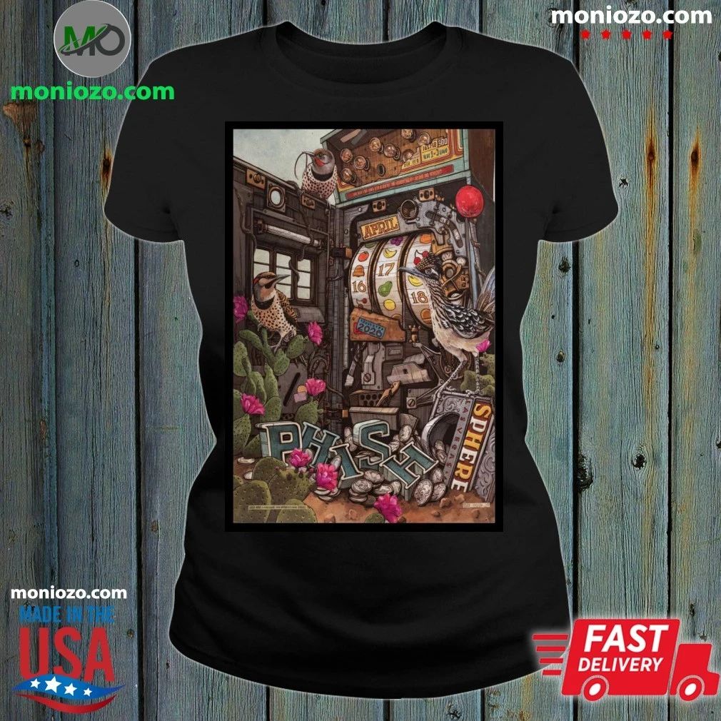 Phish Sphere in Las Vegas April 16-17-18 2026 Poster Shirt Unisex