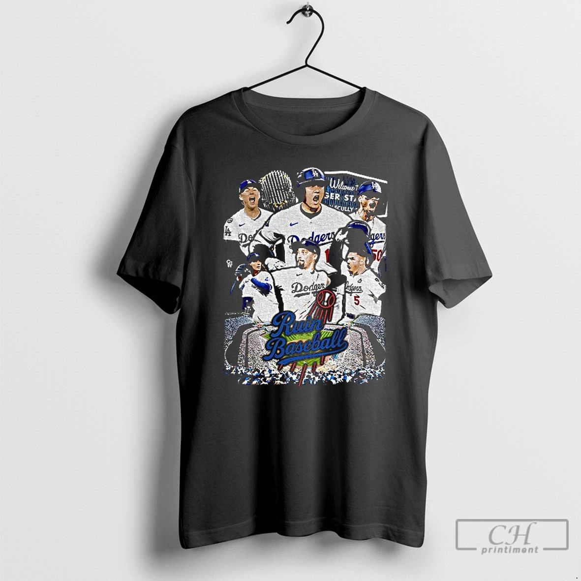 Classic Los Angeles Dodgers 2025 Champions Ruin Baseball T Shirts Unisex