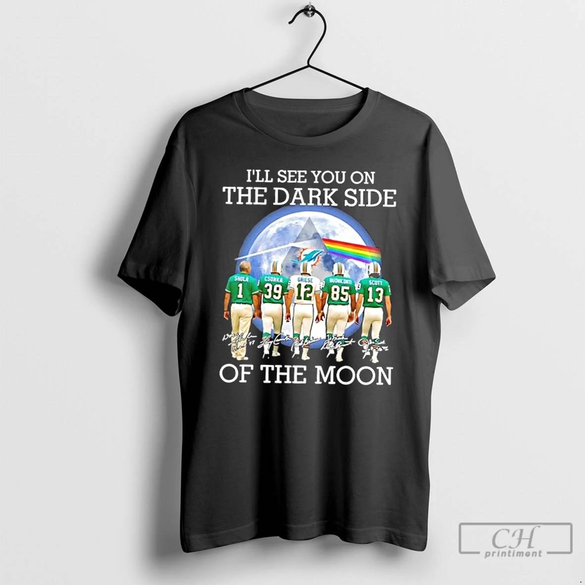 Classic Miami Dolphins Don Shula And Legends Ill See You On The Dark Side Of Unisex
