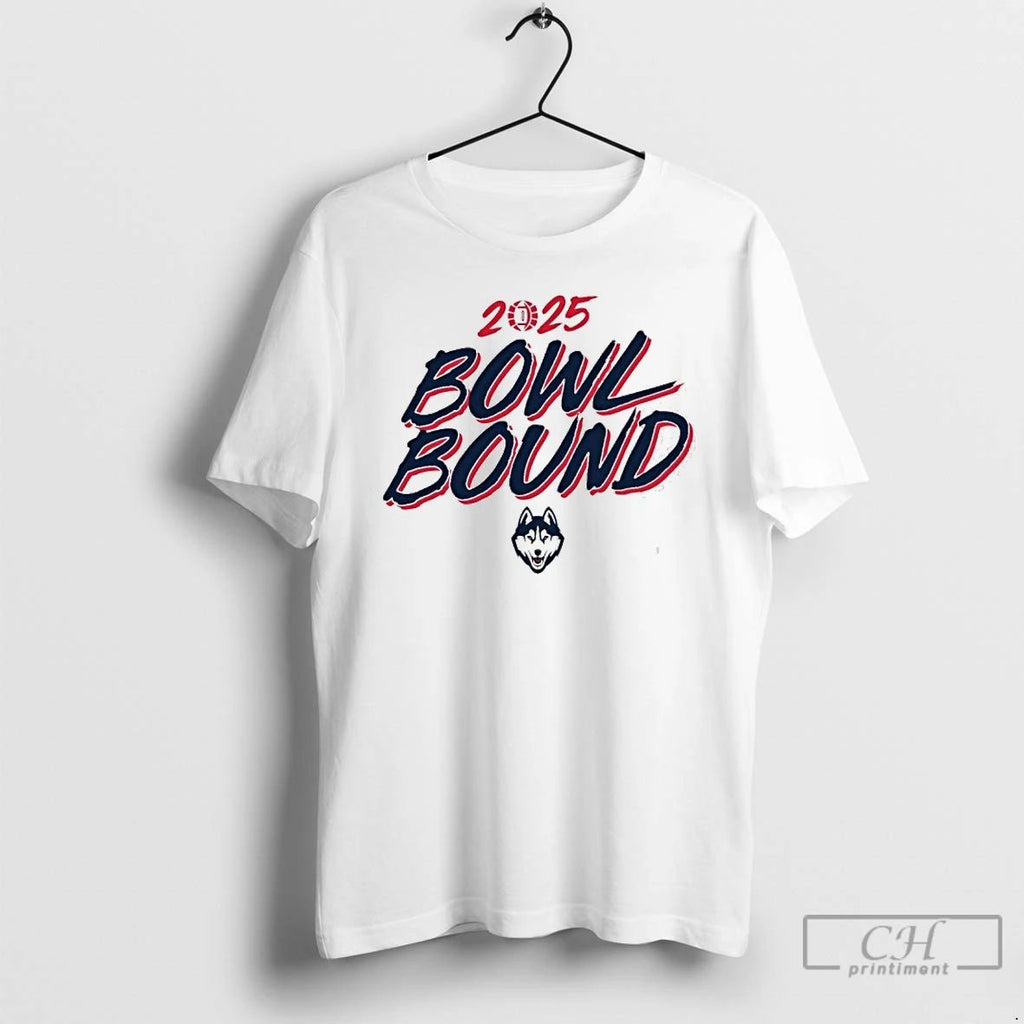 Premium Bowl Season 2025 Uconn Huskies Football Bound T Shirts Unisex
