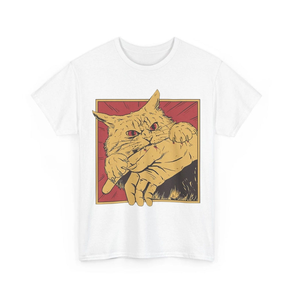 HOT Cat Bite , Cats Lovers Japanese Anime Women Men Vintage Unisex