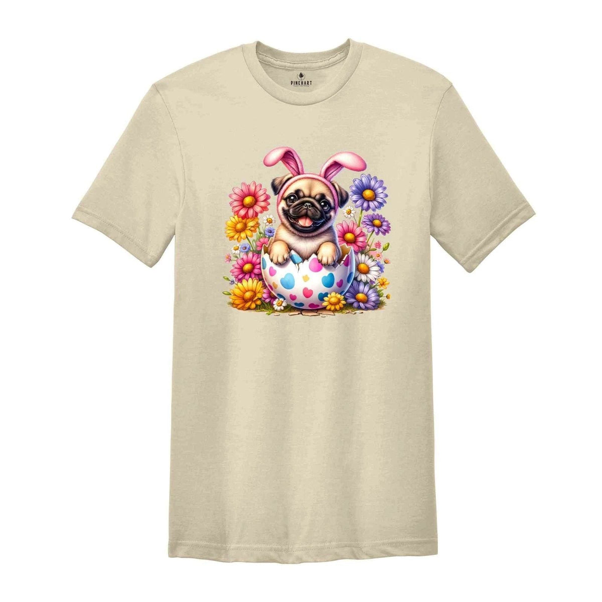 Cute Pug Easter Shirt, Happy Easter Day, Easter Day Shirt, Easter Peeps Shirt, C Unisex