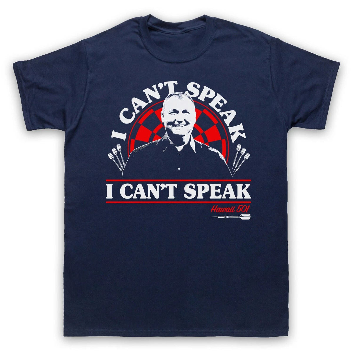 I Can't Speak Wayne Hawaii 501 Mardle World Darts Championship Adults Unisex