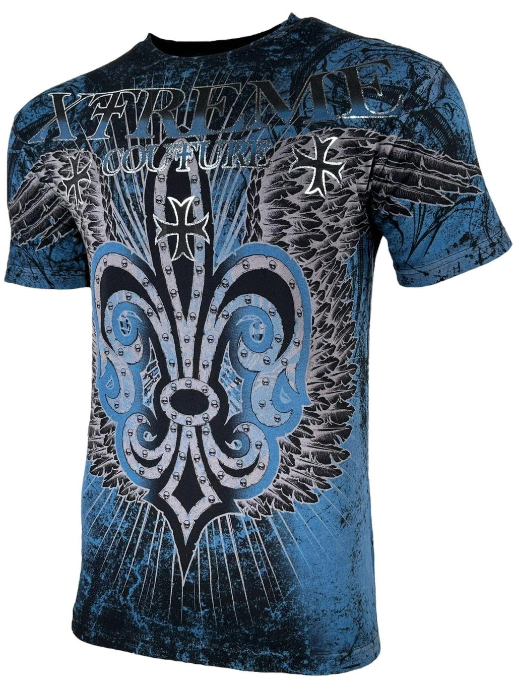 Xtreme Couture By Affliction Men's Saga Biker Wings S-5XL Unisex